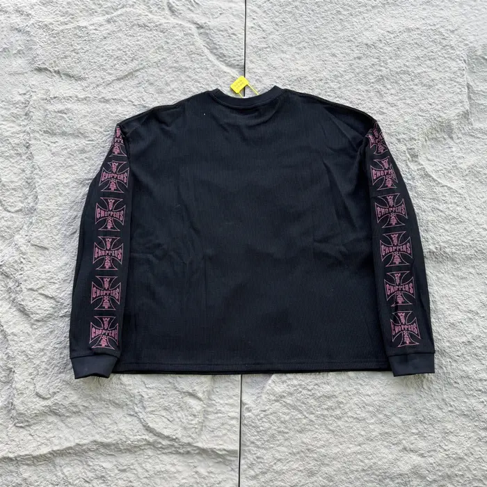 T-shirt vintage imprimé en tissu gaufré de style américain, streetwear de haute qualité, coupe overs