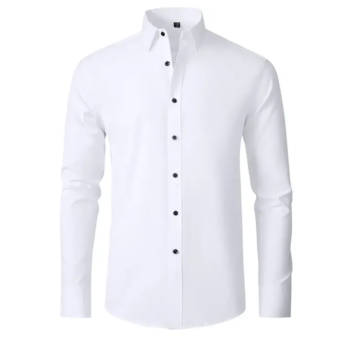 Chemises décontractées BROWON pour hommes 2026 – Chemise à manches longues très élastique pour homme