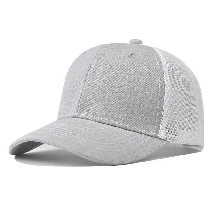 Casquette de baseball de couleur géométrique avec logo de design de mode pour l'escalade en plein air