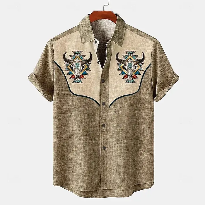 Chemise en lin pour hommes
