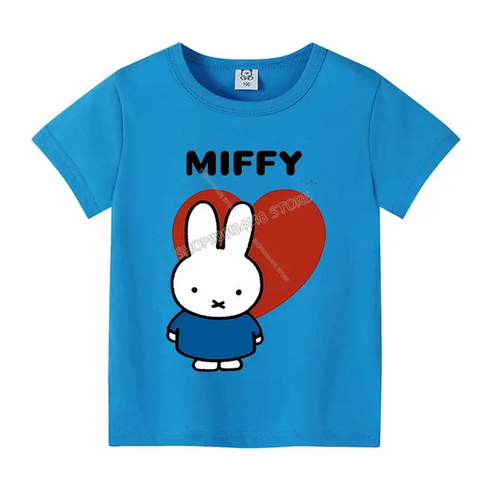 Miffy – T-shirt à col rond pour enfants
