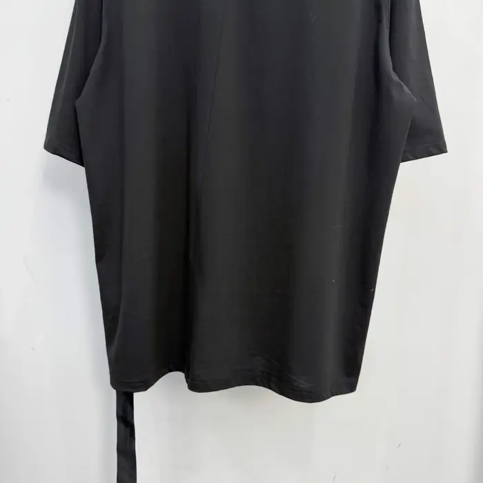T-shirt Homme Oversize Décontracté 100% Coton Style Gothique Owen Seak – Hauts et T-shirts d'Été Designer Unis pour Hommes
