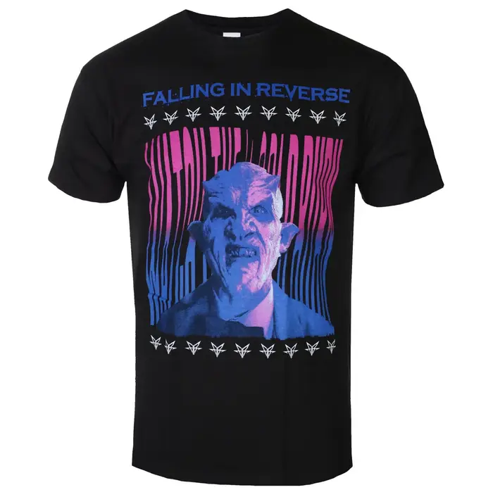 Nouveau T-shirt en coton avec motif Falling in Reverse