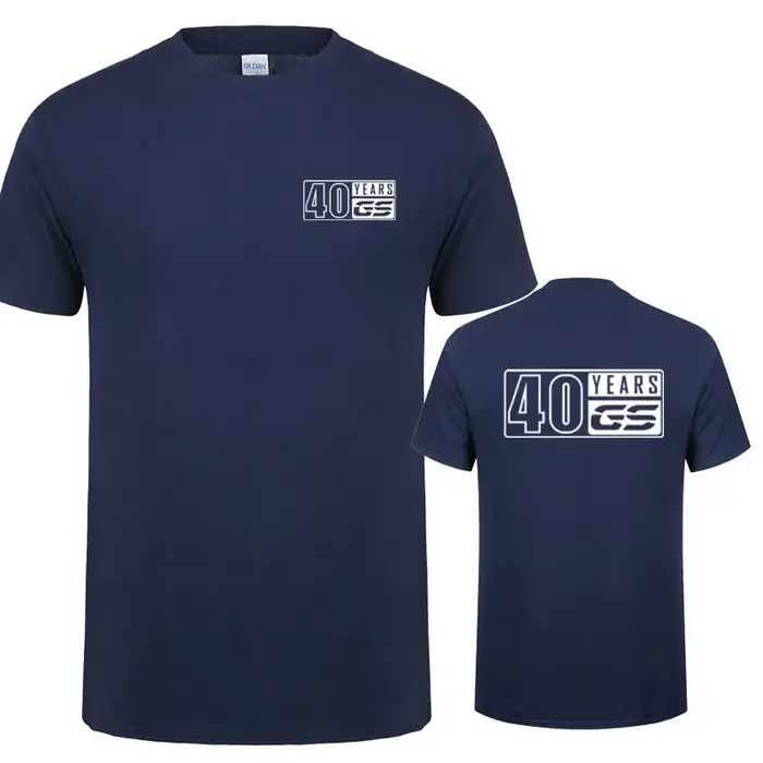 40 ans GS t-shirt hommes polyester haut respirant pour le sport