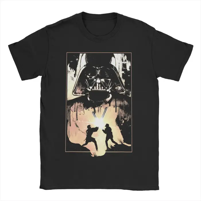 T-shirts pour hommes avec silhouettes de combat de Darth Maul