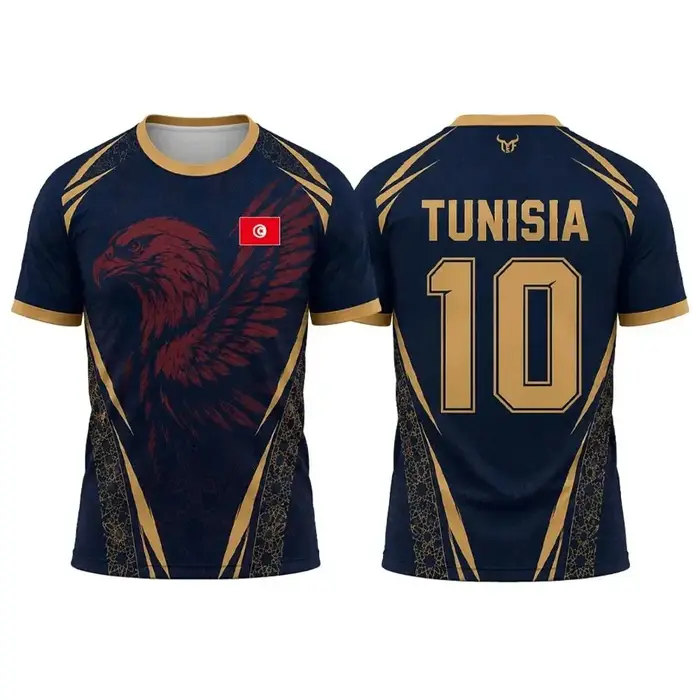 T-shirt imprimé drapeau tunisien