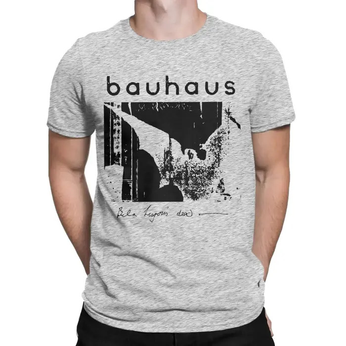 Bauhaus ailes de chauve-souris Bela Lugosi's Dead T-Shirt pour hommes 100% coton mode