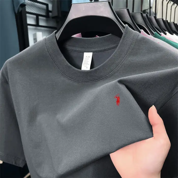 T-shirt homme 100% coton à manches courtes