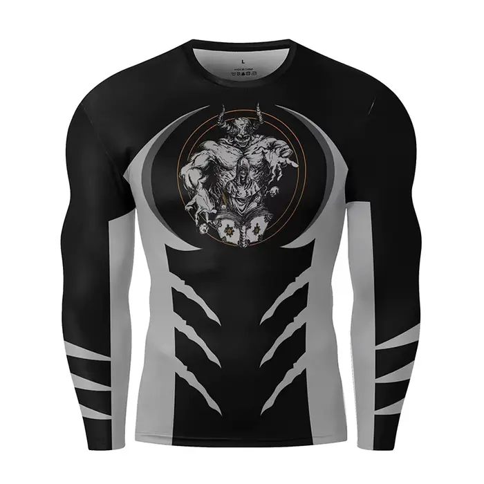 T-shirt à manches longues imprimé en 3D