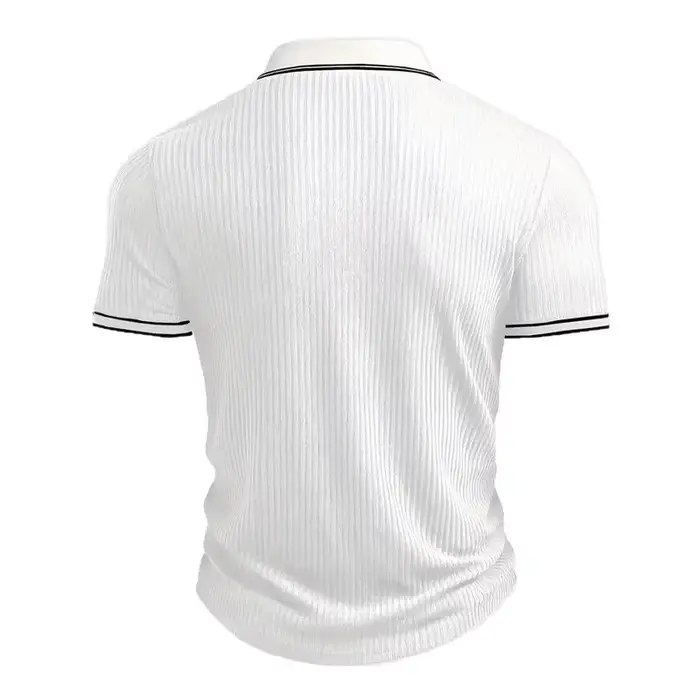 Nouveau Polo Homme Manches Courtes Couleur Unie Décontracté Chic Été T-shirt Tendance Golf