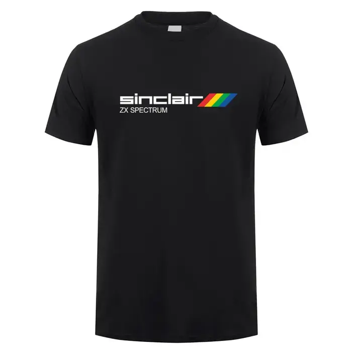 Sinclair Zx spectre T-shirt hauts été à manches courtes coton homme