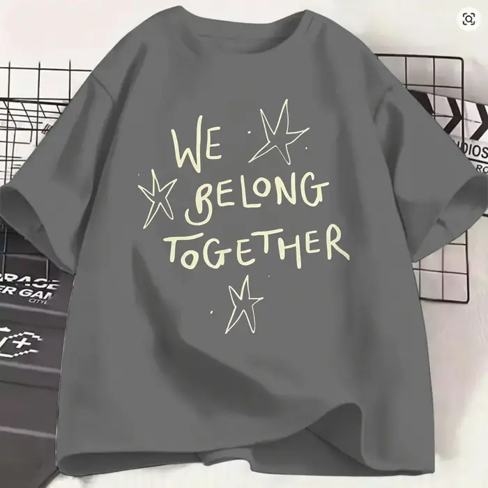 T-shirt surdimensionné d'été Harrys Styles We Belong Together