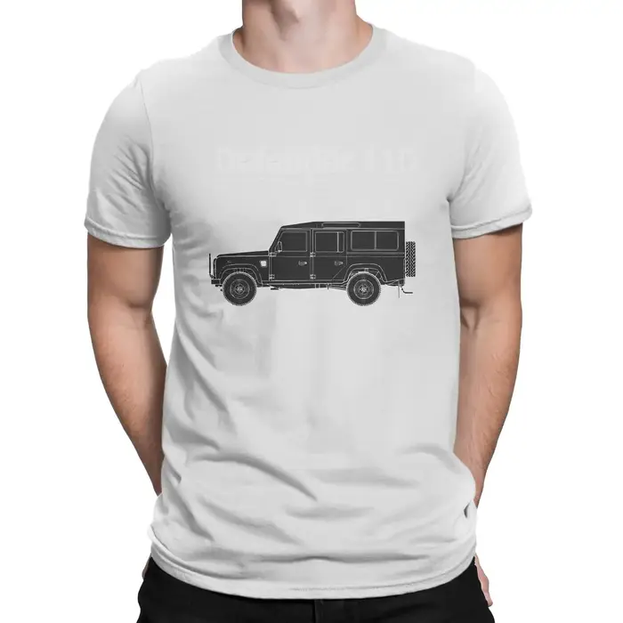T-shirt de base à col rond pour hommes, cadeau distinctif, vêtements streetwear créatifs, Land Rover