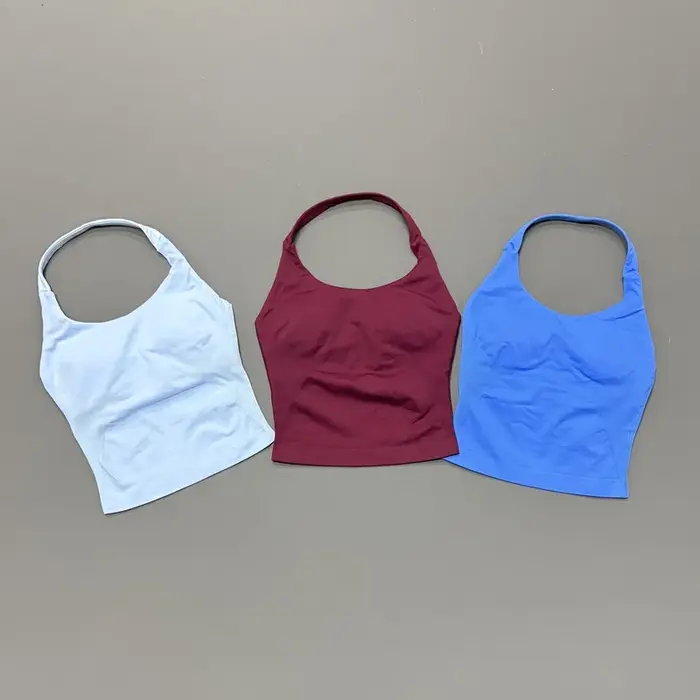HISTELLO Débardeur Halter pour Femme