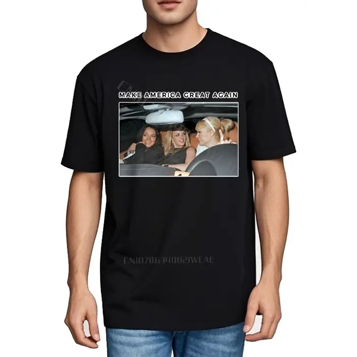Hommes haut décontracté essentiel Teeshirts rendre l'amérique grande à nouveau Photo adulte coton t-