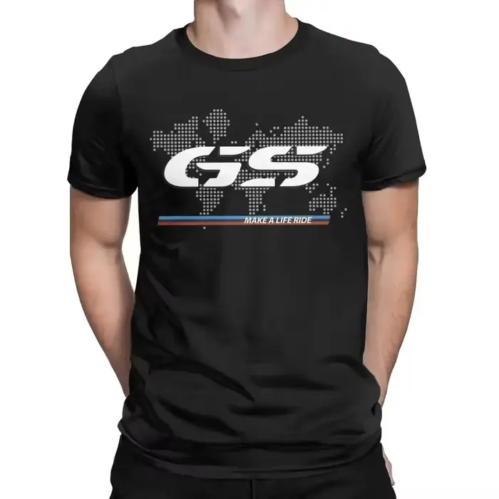 T-shirts de moto avec logo de moto GS 1250 - Respirants, confortables, adaptés à toutes les saisons,