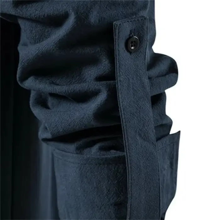 T-shirt à manches longues et col en V pour hommes