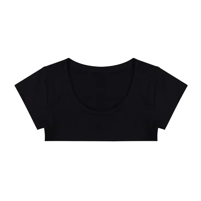 Haut court en coton pour femme