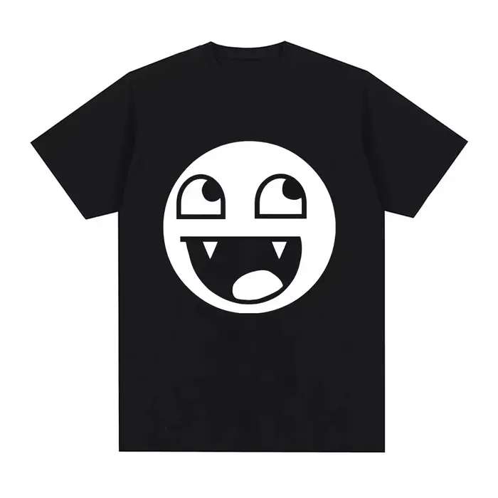Epic Face Domo Kun Funny Meme T-shirt pour hommes en coton décontracté à manches courtes Harajuku Gr