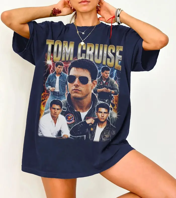T-shirt rétro années 90 Tom Cruise