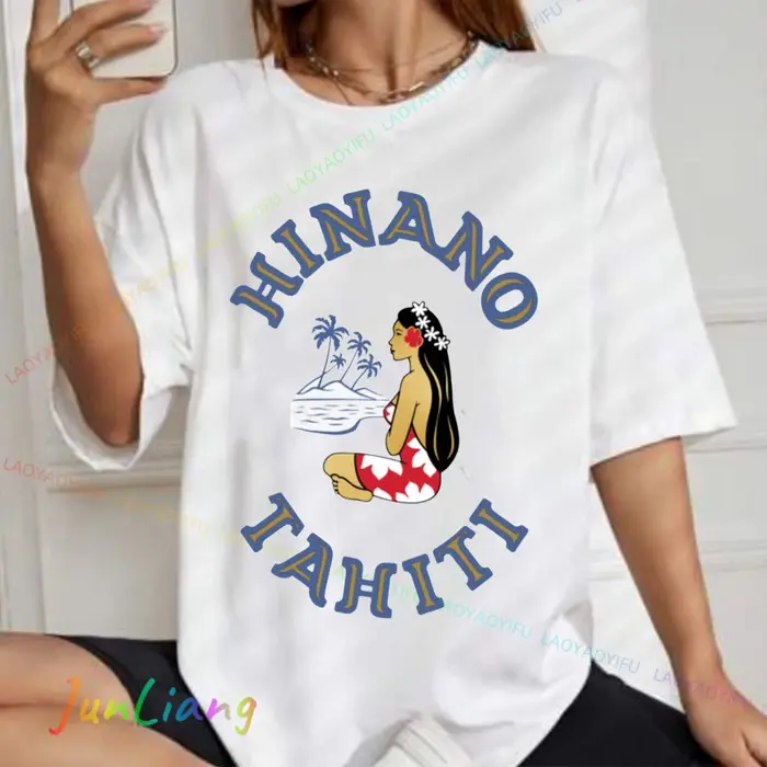 T-shirt graphique Hinano Hekaha pour hommes, chemises cool pour hommes, vêtements originaux, chemise