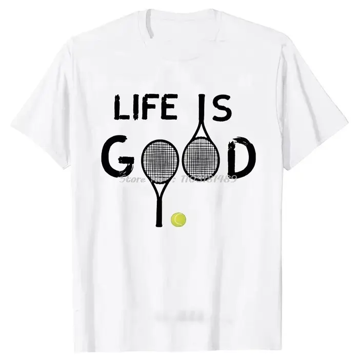 Drôle Tennis évolution de l'homme Sport rétro Vintage T-shirts hauts mode t-shirt vêtements