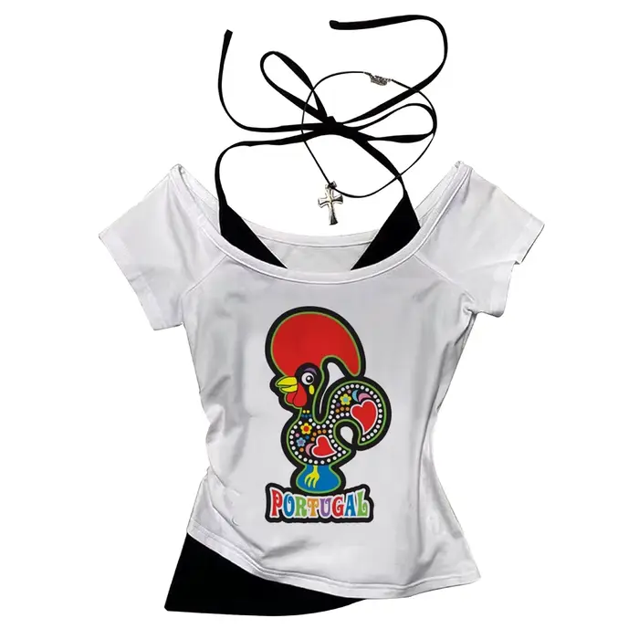 T-shirt graphique pour femme