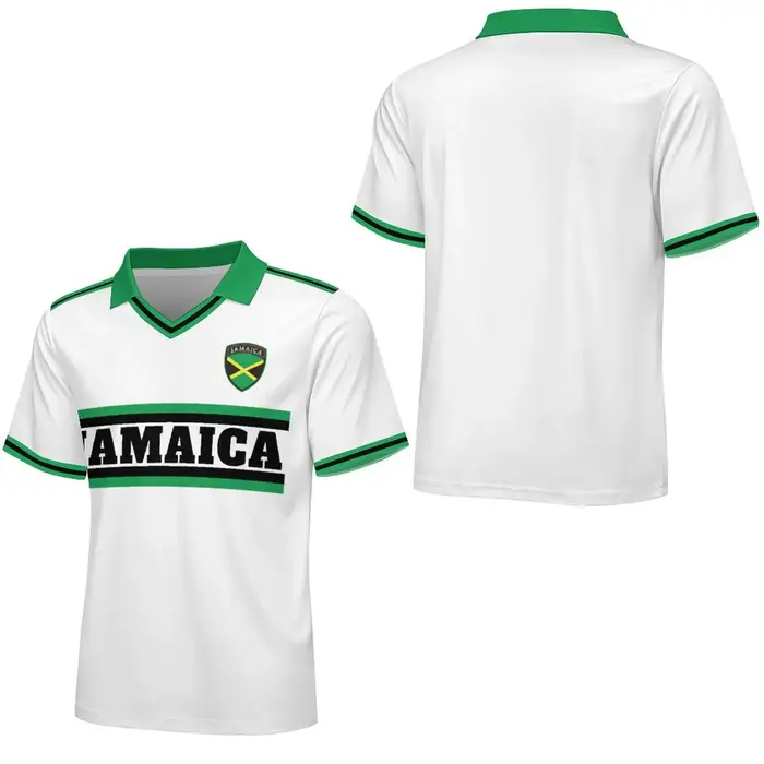 Polo de Rugby rétro rayé en maille pour hommes