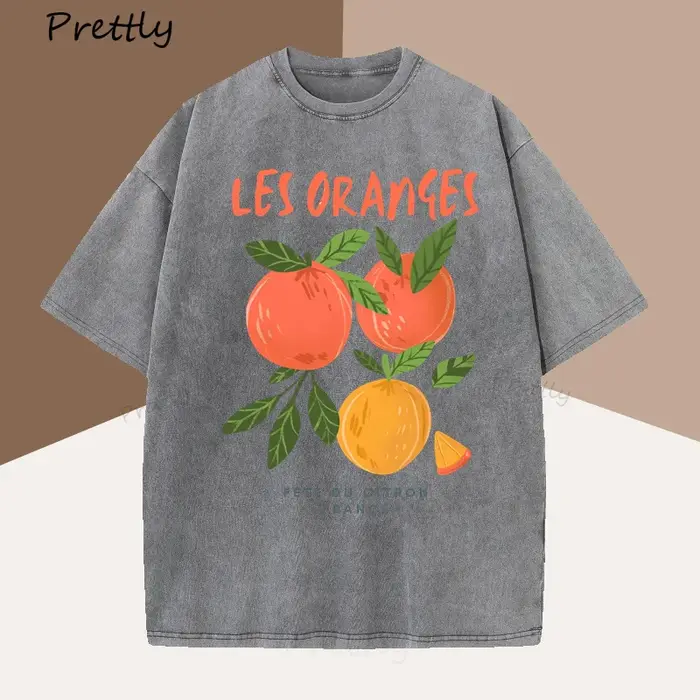 T-shirt fruits Orange France