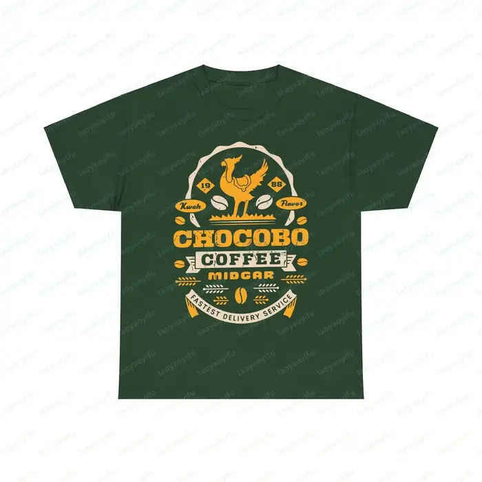 T-shirt imprimé graphique Chocobo du jeu vidéo Final Fantasy