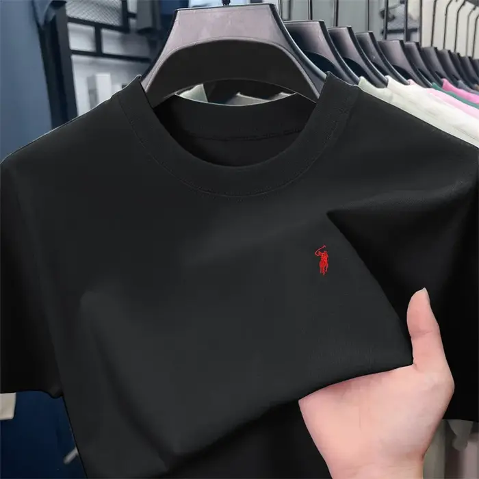 T-shirt homme 100% coton à manches courtes