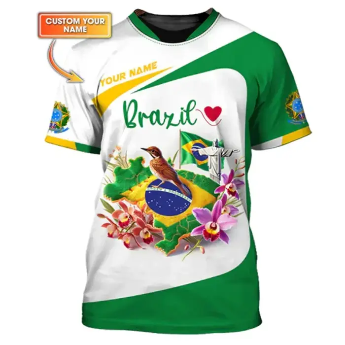 T-shirt imprimé en 3D pour hommes et femmes