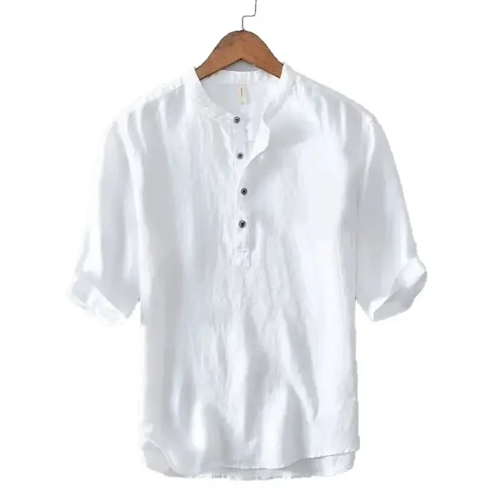 T-shirt d'été fin à col rond pour homme