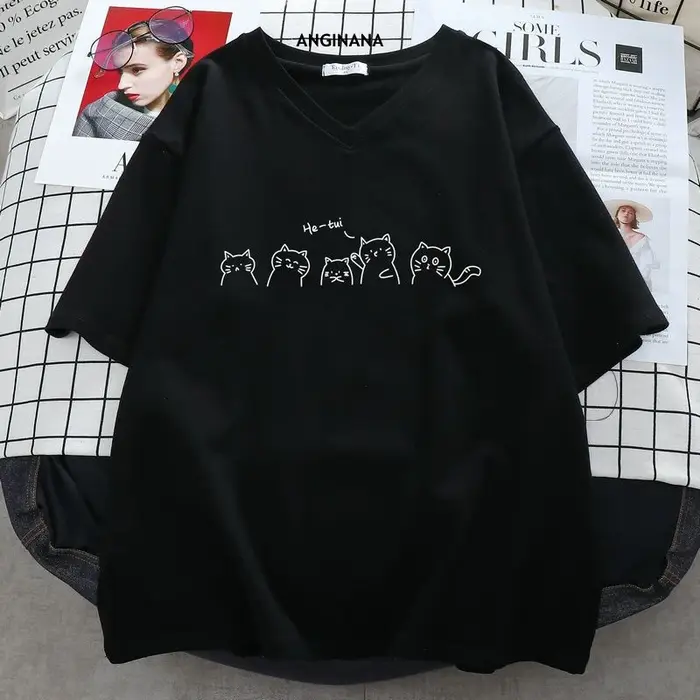 Grande taille 6XL 150KG T-shirts pour femmes Harajuku