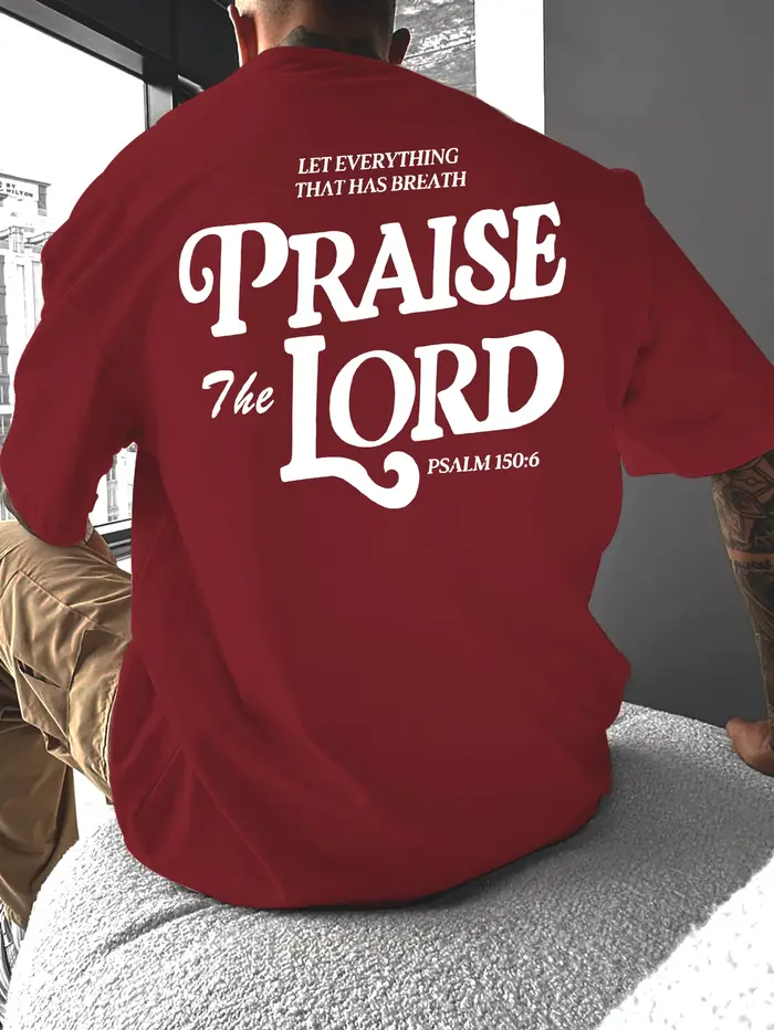T-shirt graphique « Que tout loue le Seigneur » de Christian Faith