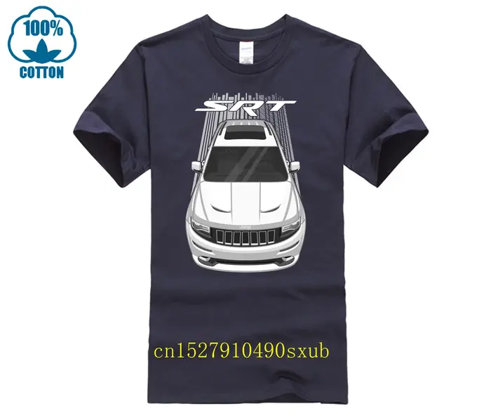 Grand TraffSRT-T-shirt noir brillant à manches courtes pour homme