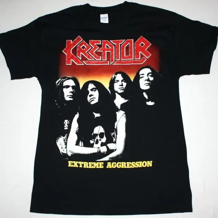 Kreator Extreme Aggression 1989 nouveau t-shirt noir S 5Xl
