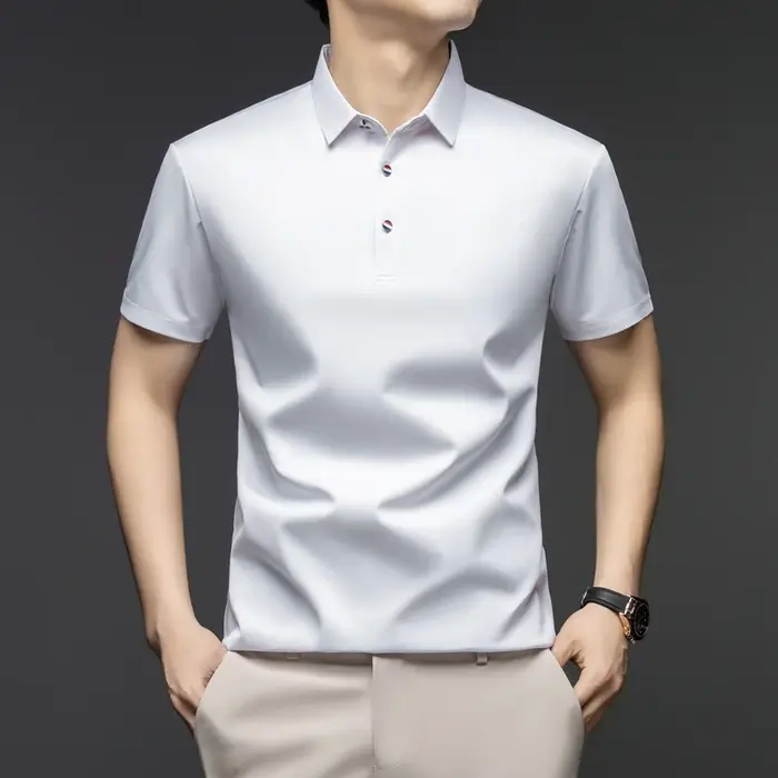 T-shirt Homme Manches Courtes Couleur Unie BROWON – Nouvelle Collection Été 2026 – Style Streetwear