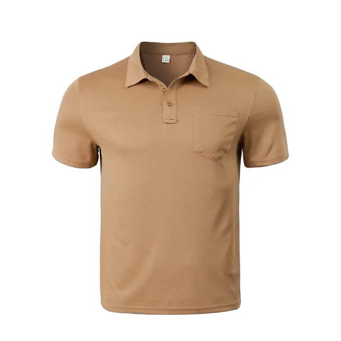 Polo à revers à manches courtes pour hommes