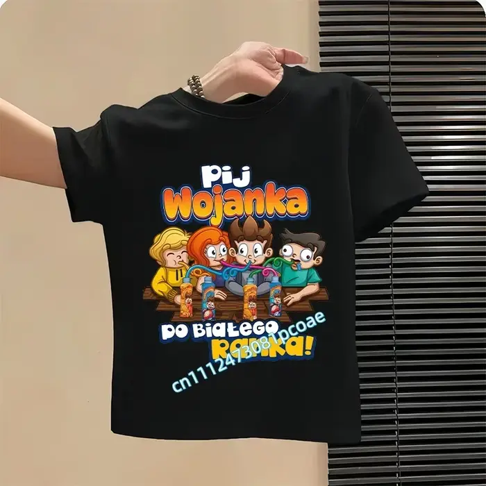 Nouveau T-shirt de sport décontracté pour garçons 2026 avec imprimé dessin animé pour l'été