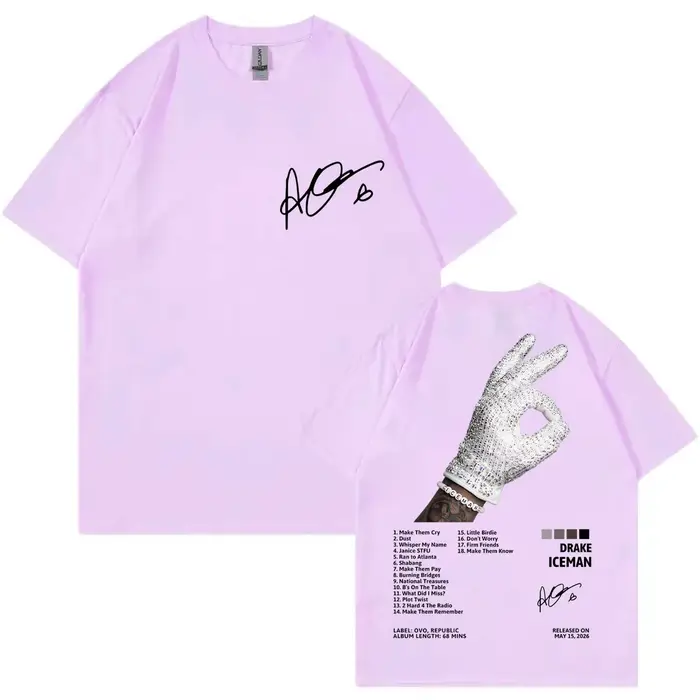 T-shirt de l'album Iceman du rappeur Drake