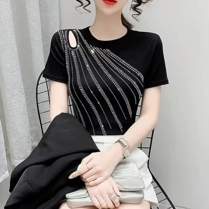 T-shirt à manches courtes pour femme