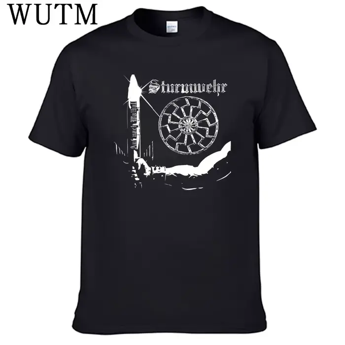 Nouveau groupe Sturmwehr t-shirt 100% coton hommes chemise