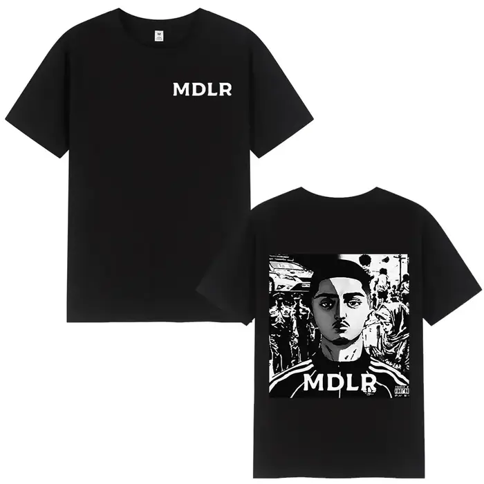 Rappeur Morad MDLR impression graphique t-shirt mode Hip Hop rue à manches courtes T-shirts hommes femmes haute qualité