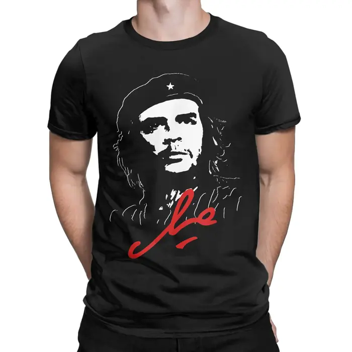 Ernesto Che Guevara Cuba T-Shirt pour hommes cubain rebelle Guerrilla coton