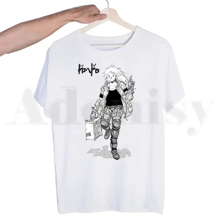 Dorohedoro héros horreur japonais Anime Manga T-shirts hommes mode été T-shirts t-shirt haut T-shirt