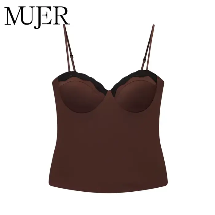 MUJER dentelle haut Corset femme Sexy Camisole