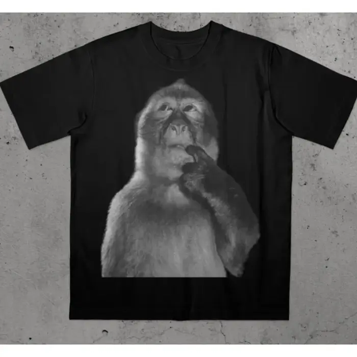 Chemise de singe drôle T-shirt idiot Meme Dank Memes Tee années 90 Vintage Bootleg Odd Core ce