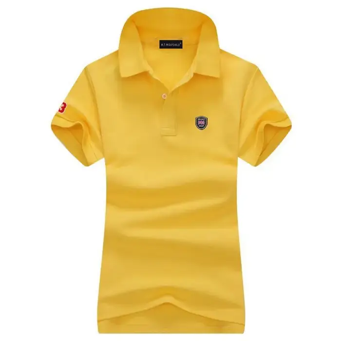 Vêtements de mode Polos Femme été nouveau Polo pour femmes chemise à manches courtes col