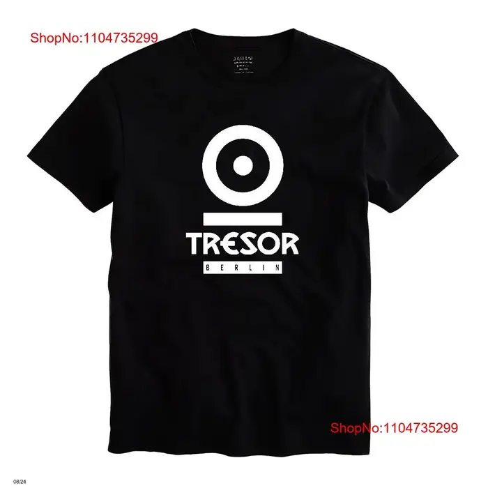 T-shirt Tresor Berlin hommes noir taille S 5XL vintage lavé graphique respirant vêtements de créateur de mode streetwear confortable